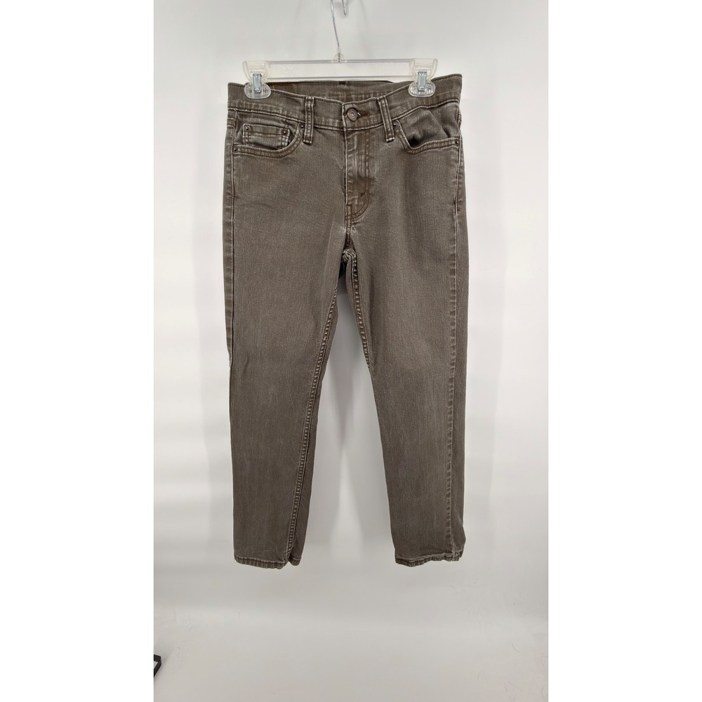 Men's Levi's 511 Slim Fit Jeans Size 30x30 Olive Brown Stretch Denim